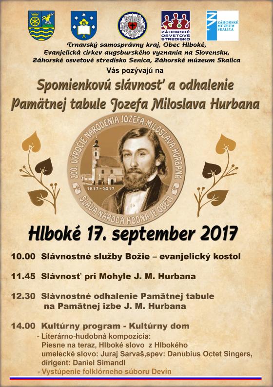 Plagát - Spomienkové oslavy 200. výročia narodenia J.M. Hurbana.jpg Plagát - Spomienkové oslavy 200. výročia narodenia J.M. Hurbana.jpg